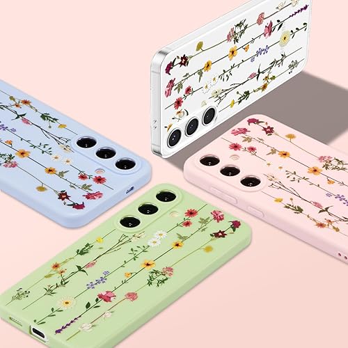 Miniatura 7 de ZTOFERA Funda transparente para Samsung Galaxy S24 5G, funda protectora de silicona flexible para Samsung Galaxy S24 5G, para niñas y mujeres, funda