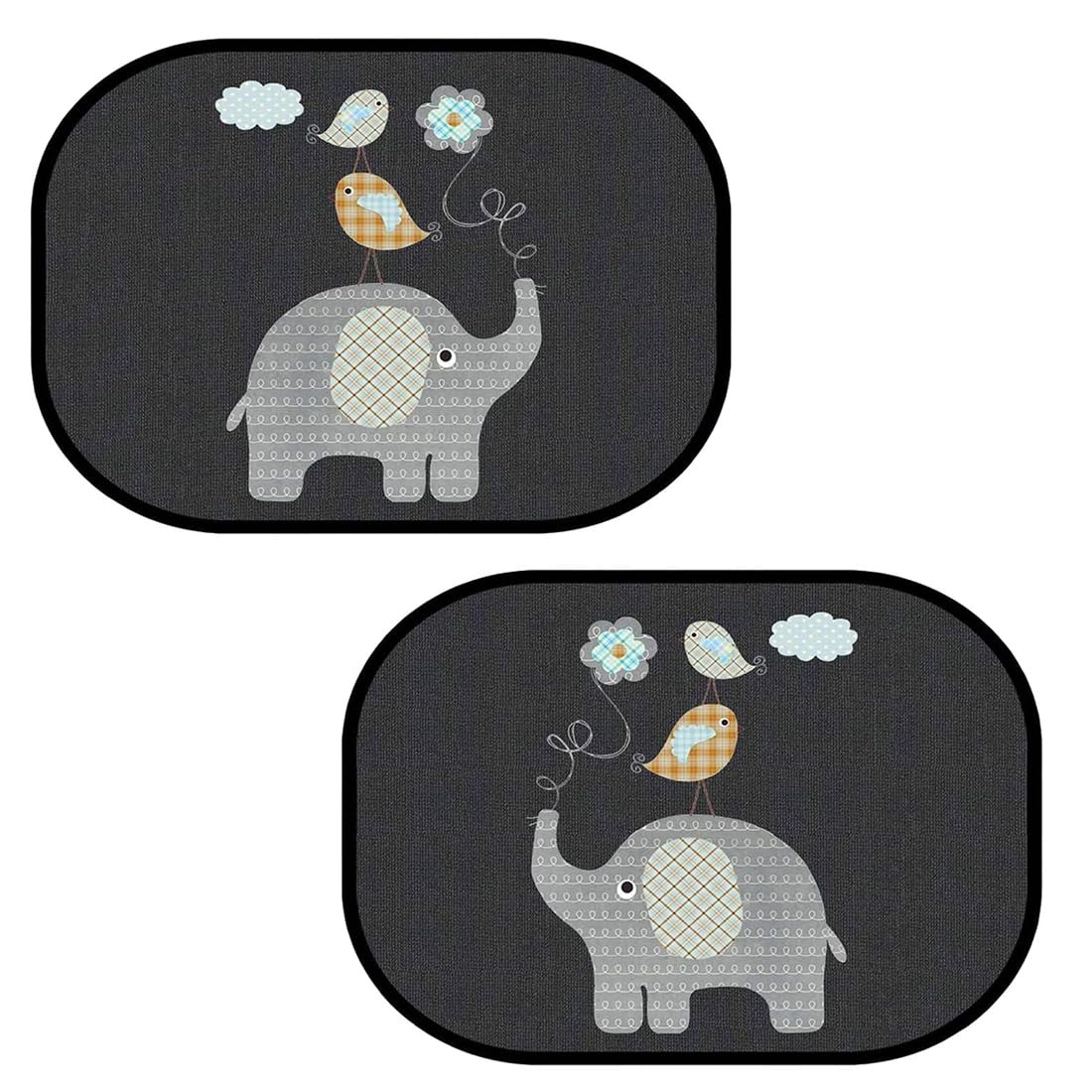 SJBAUTYO Parasol Infantil para Coche Parasoles Autoadhesivos Proteger del Sol a Infantil Protección UV 2 PCS Parasol Coche Bebe con Ventosa 51x31 cm Cortinas Coche para Proteger Sol a Bebés y Mascotas