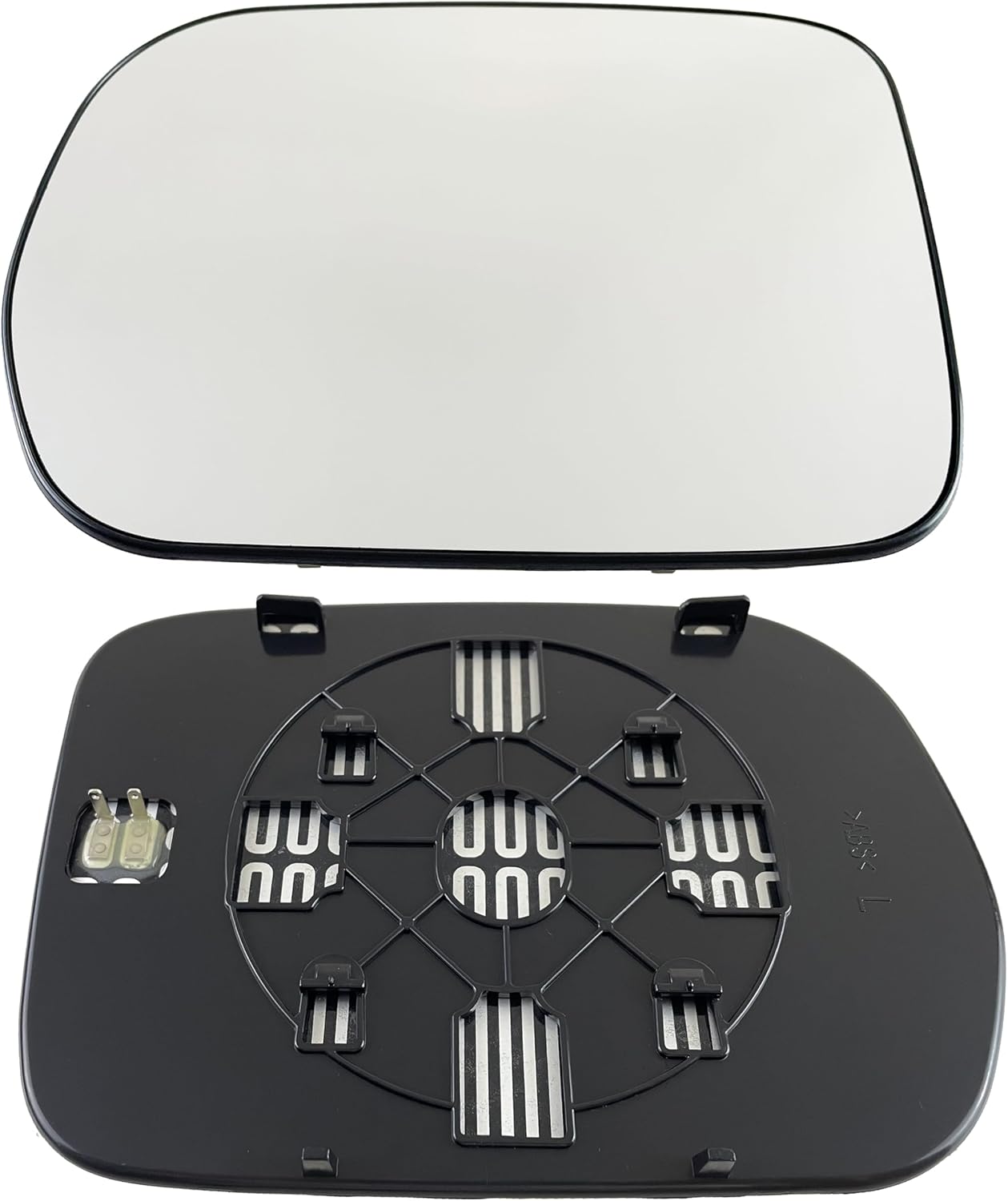 Driver Left Side Heated Mirror Glass Compatible with Honda Pilot 2008 2007 2006 2005 2004 2003 Left Power Heated Mirror Glass