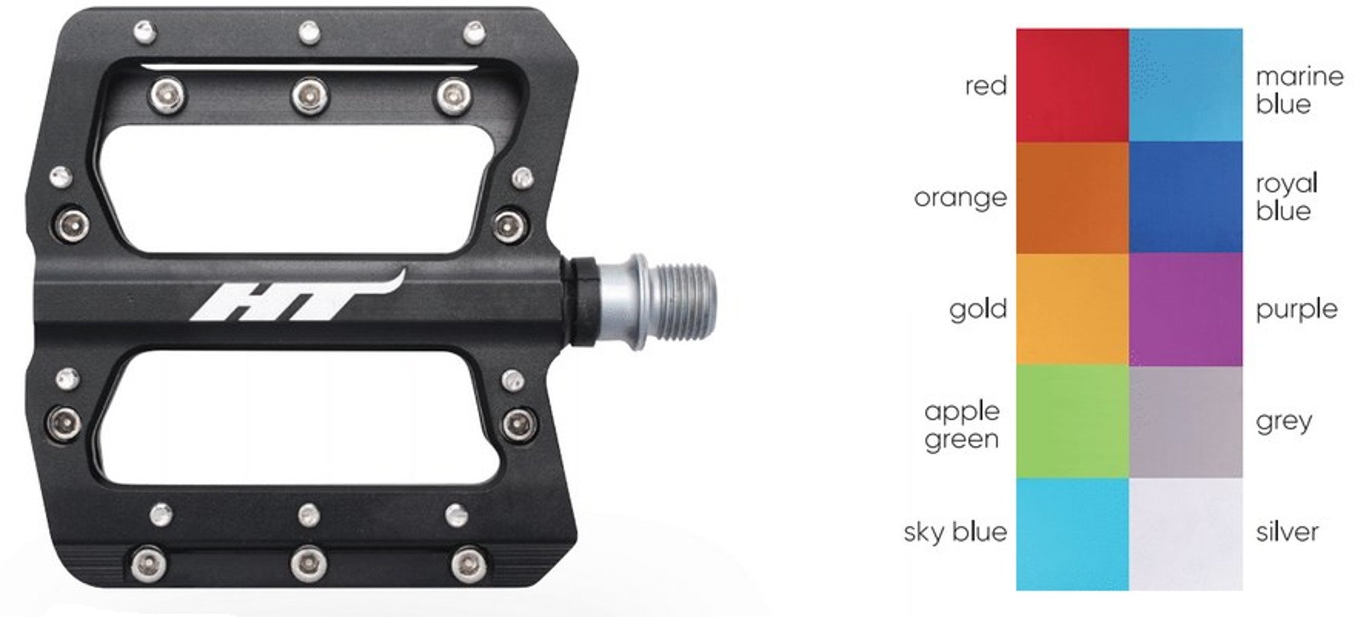 Amazon.com : HT Components AN14A Unisex Adult Flat Pedals Pair
