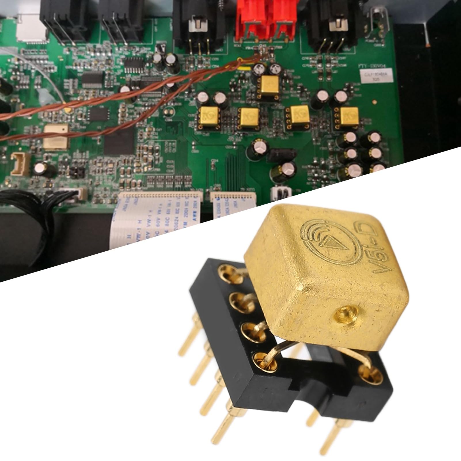 CHICIRIS Dual Amplificador OP Profesional HIFI Preamplificador de Sonido para Reproductores de Música Decodificadores, Excelente Experiencia Auditiva, Montaje en Línea