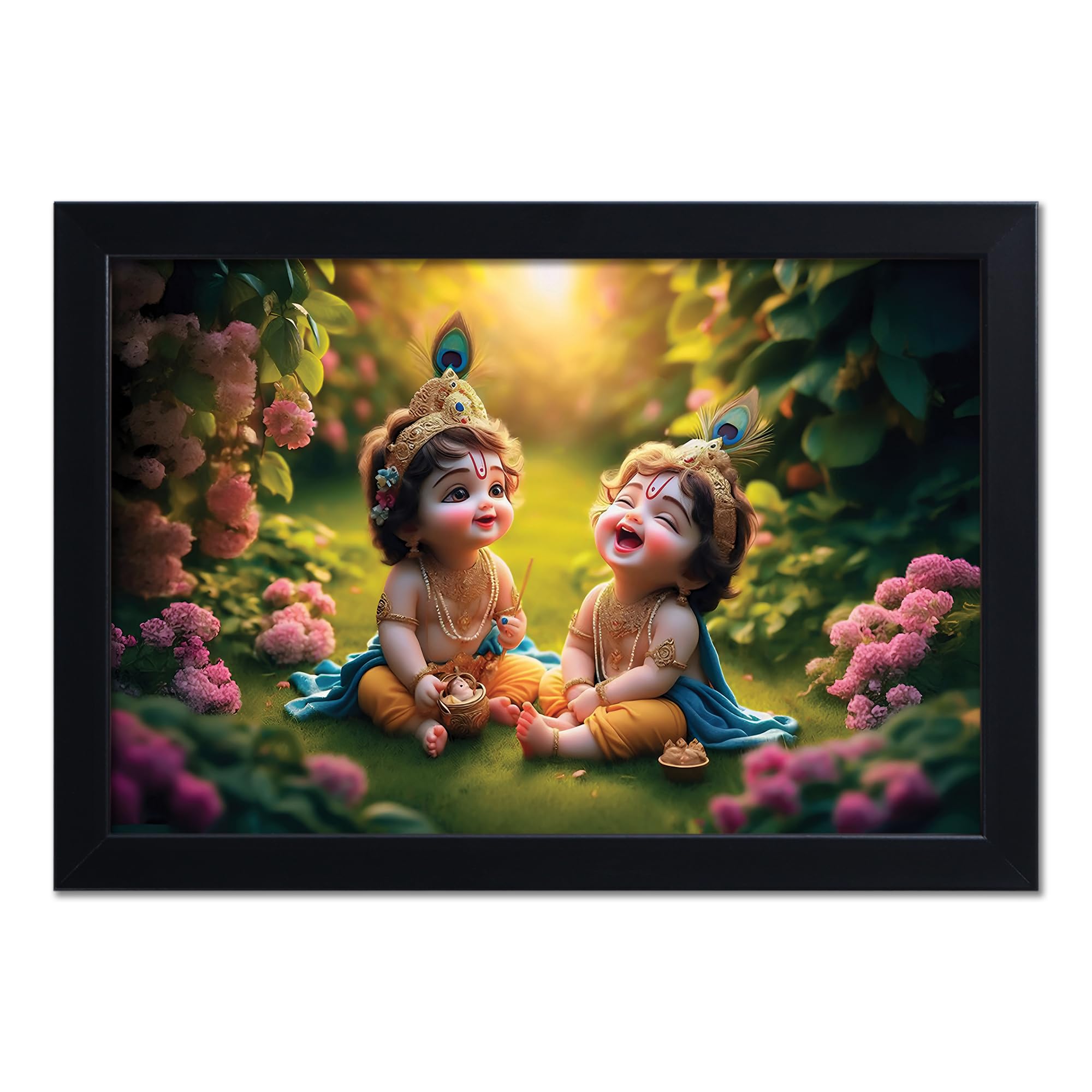 Baby Krishna Photo Frame - Kanha Ji Gift -32
