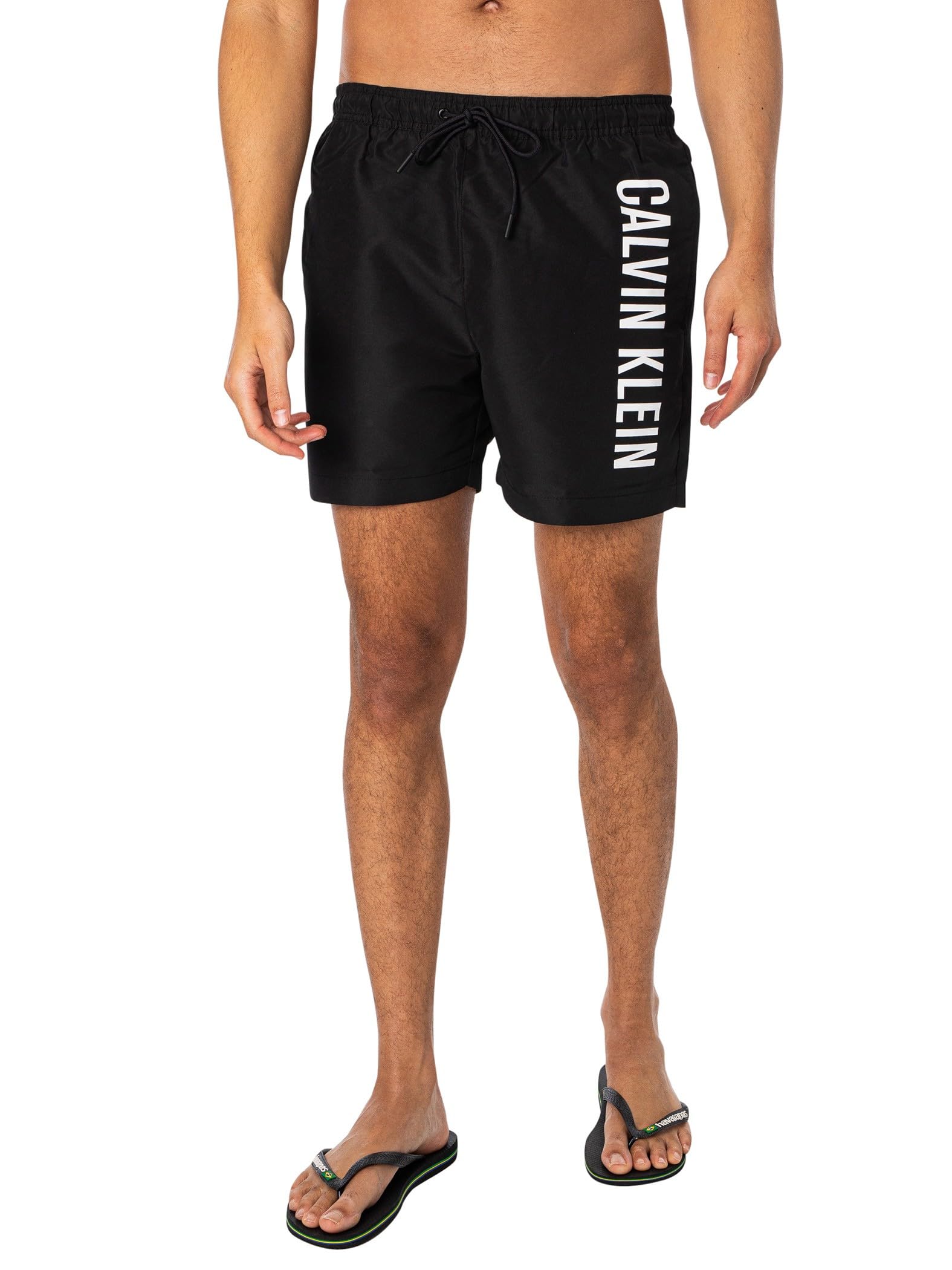 Calvin Klein Bañador Hombre Medium Drawstring Pernera Media