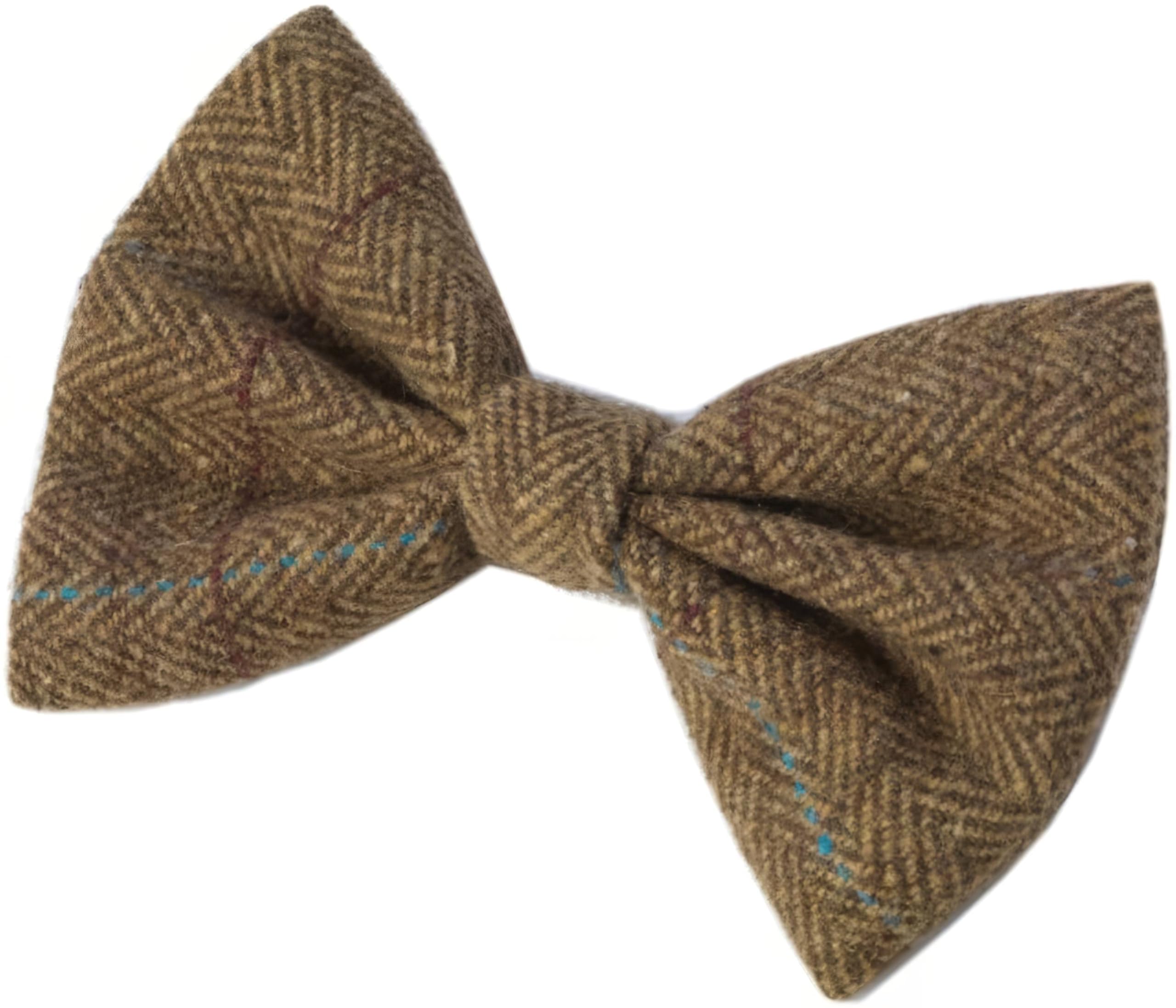 House of Paws Brown Tweed Dog Bow Tie,One size