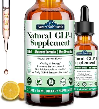 Berberine Supplement with Ceylon Cinnamon Liquid Drops, Supports Metabolism & Digestive Balance with Bromelain, Prebiotic Fiber & Green Tea Extract, Vegan, Non-GMO, for Women & Men