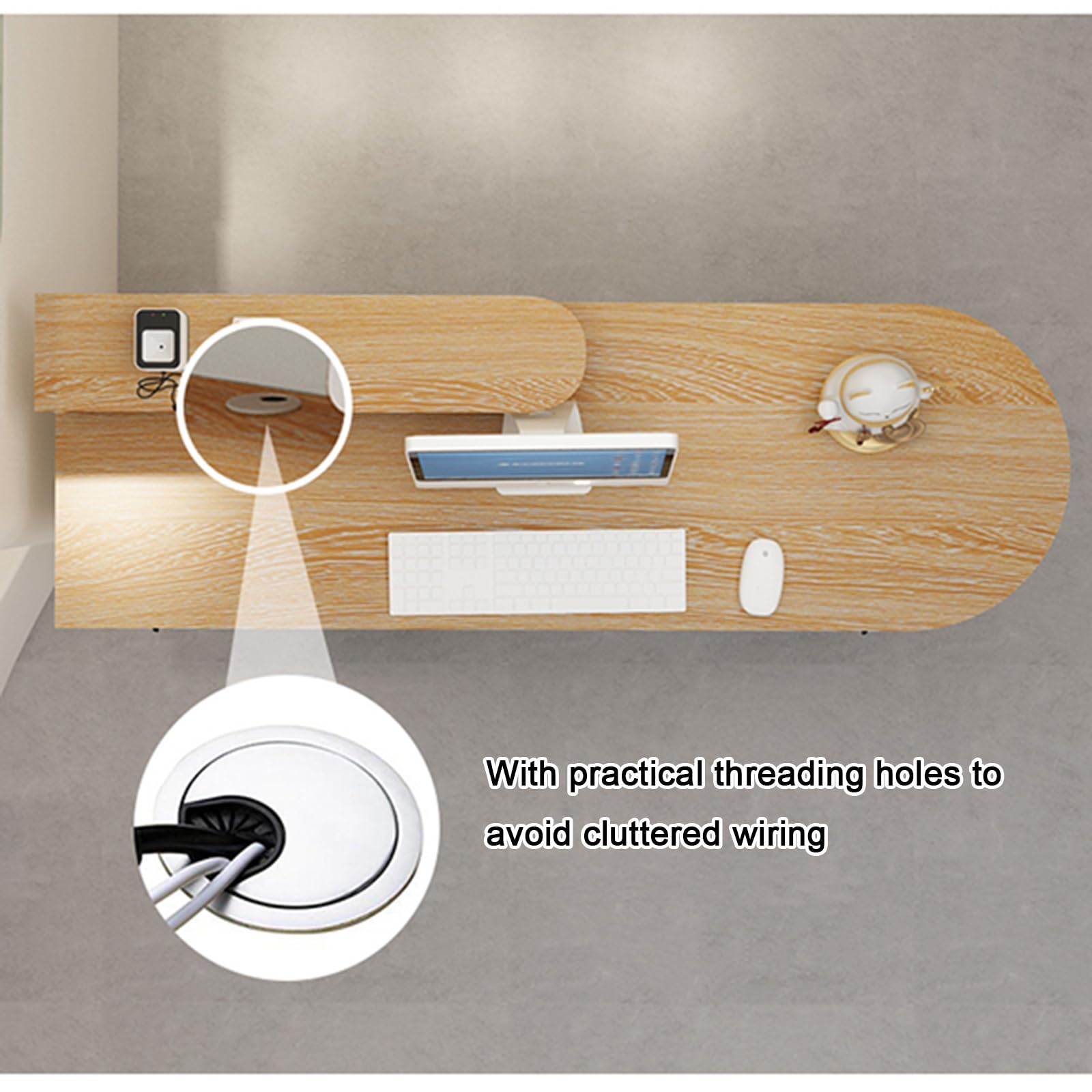 Rezeption, Empfangstresen, Einzelhandelstheke, Kasse, Kassierer, Büro-Spindtisch mit Schubladenkabel, moderner Empfangstresen mit Theke – stilvolle Kassentheke für Home Office, Einzelhandel,