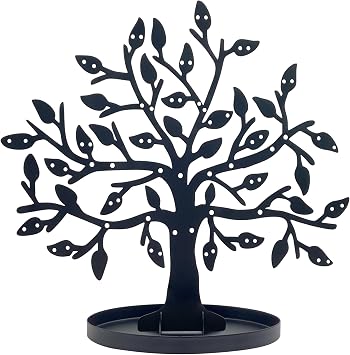 Metal Earring Tree Organizer, Jewelry Tree Earring Display Stand | Earring Tree Organizer for Women, Earring Holder Organizer for Pierced Earrings, Dresser Decor for Bedroom
