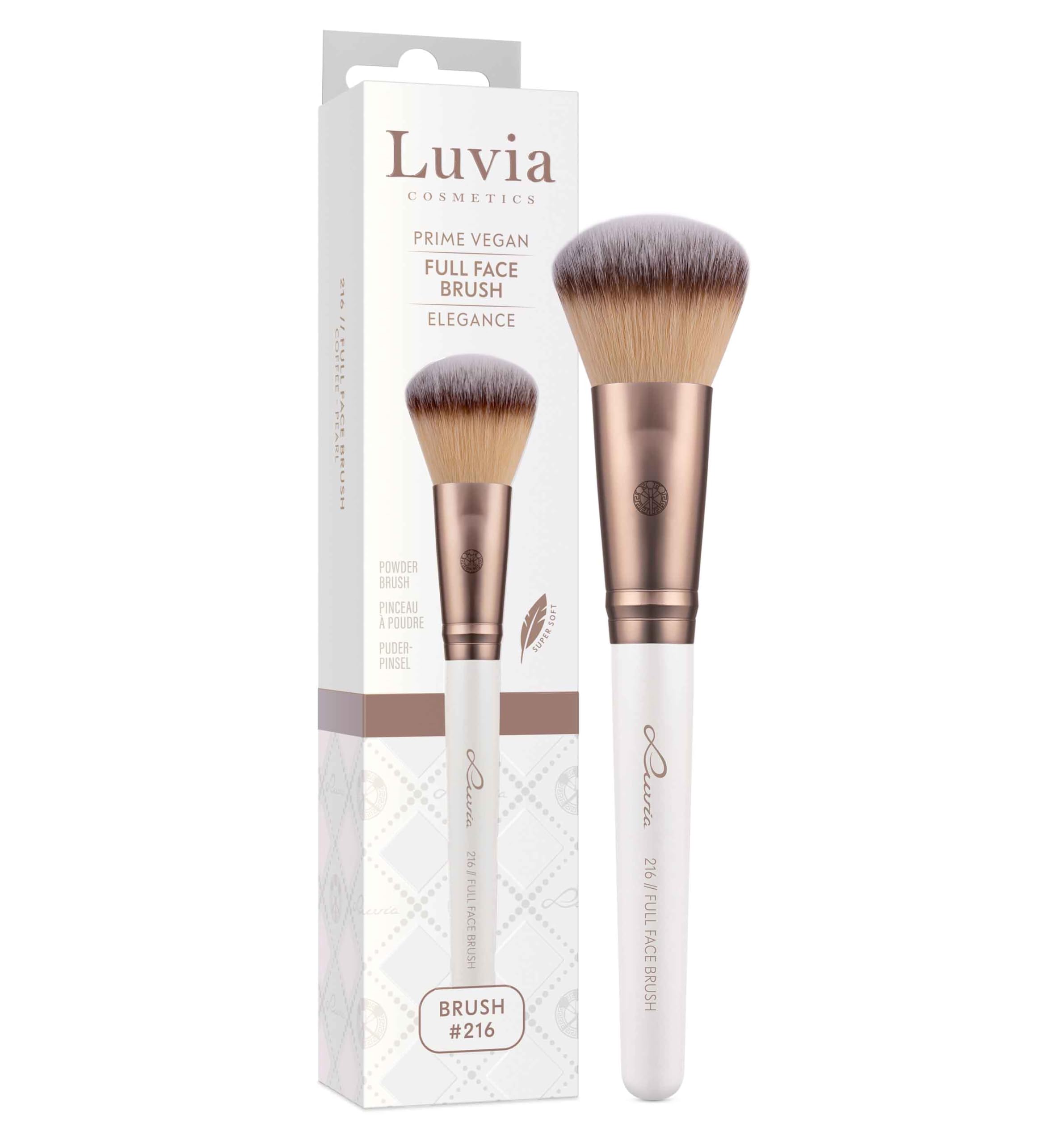 Luvia Professional Makeup Brush, Powder Make-Up Brush, Powder Brush for the Face Bronzer, Contour, Vegan Cosmetic Brush