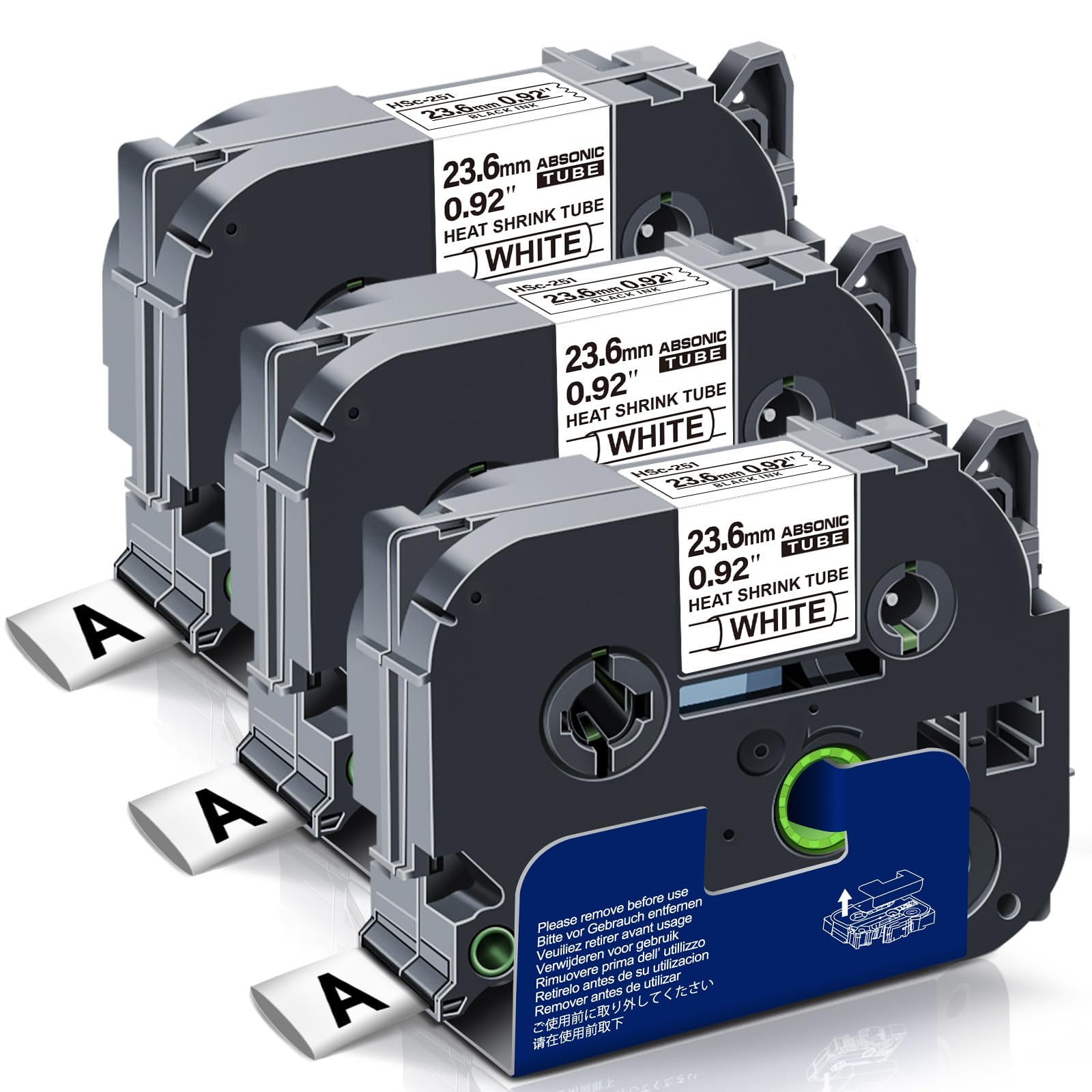 Amazon.com: Absonic 3-Pack Compatible Hse Label Tape Replacement