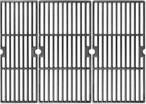Grill Grate Replacement Part for Charbroil 4 Burner Grill, 18.19" Cast Iron Grill Grates for Char-Broil Performance 463376018P2, 463376117, 463377117, 463673617, 463377017, 463347017