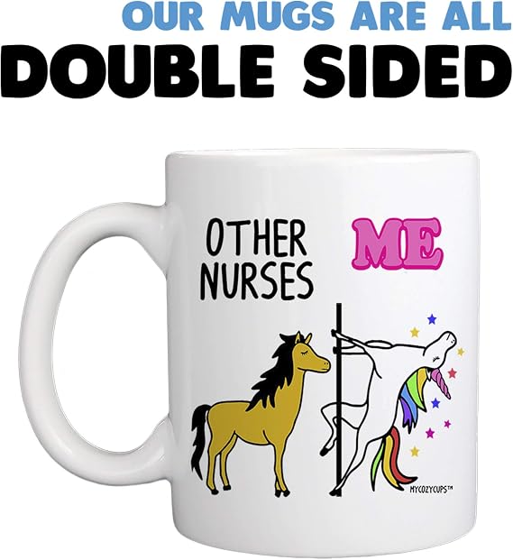 Other Nurses Me Unicorn Coffee Mug - Registered Nurse Practitioner, Hospital Assistant, 11oz Cup