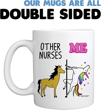 Other Nurses Me Unicorn Coffee Mug - Registered Nurse Practitioner, Hospital Assistant, 11oz Cup
