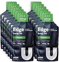 Vista 13 de Disparos de gel energético UCAN Edge, sabor a mango naranja (12 paquetes de 2 onzas) para correr, entrenamiento, ejercicios, fitness, ciclismo