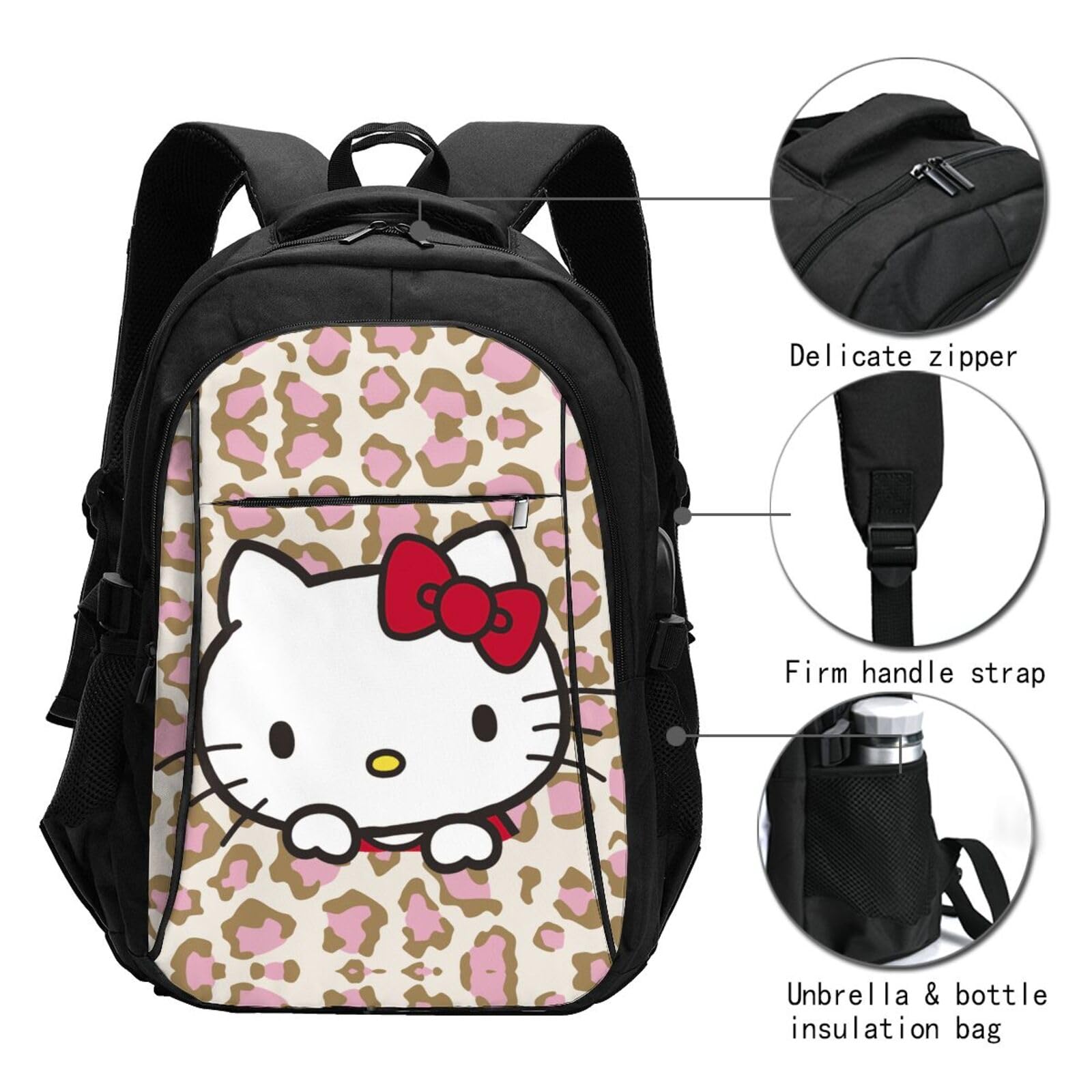 Amazon.co.jp: リュック メンズ ハローキティ豹柄 ヒョウ 紋