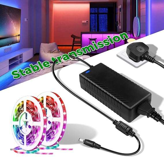 12V 3A Power Supply Adapter AC 100-240V to DC 12 Volt 3000mA Converter 36W 3 Amp 12V/3A LED Driver 5.5x2.5mm Tip for LED Strip CCTV Camera LCD Monitor