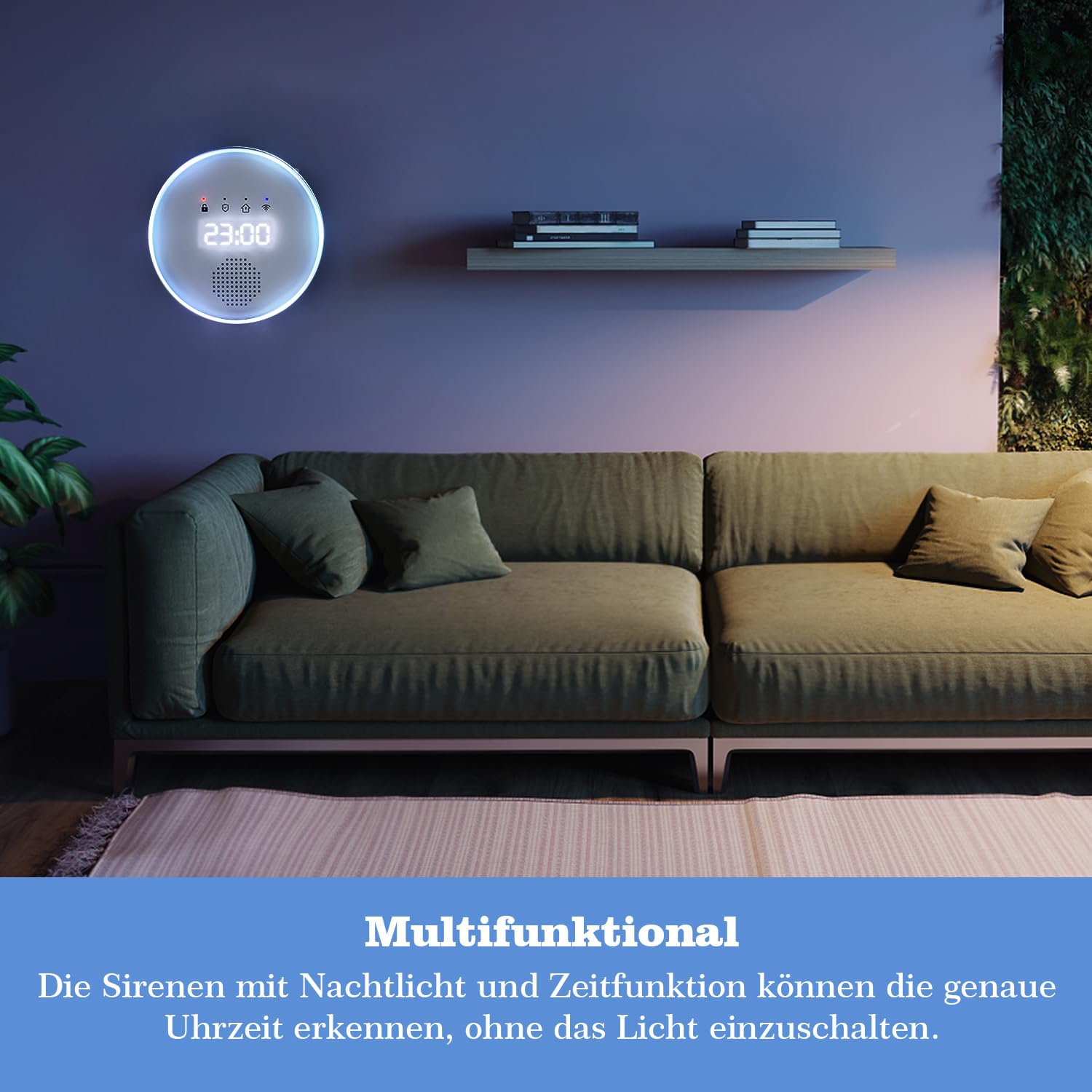 YISEELE Antifurto casa con 15 pezzi, Allarme casa senza fili, 2.4G/5G Allarme casa con 1 PIR Sensore, 10 Sensori Per Porte E Finestre E 1 Sirena E 2 Telecomandi, Tramite App, Compatibile con Alexa