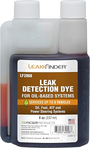 LF2008 Tinte de detección de fugas de líquido a base de aceite automotriz, servicios de aceite automático, combustible, ATF, dirección asistida,