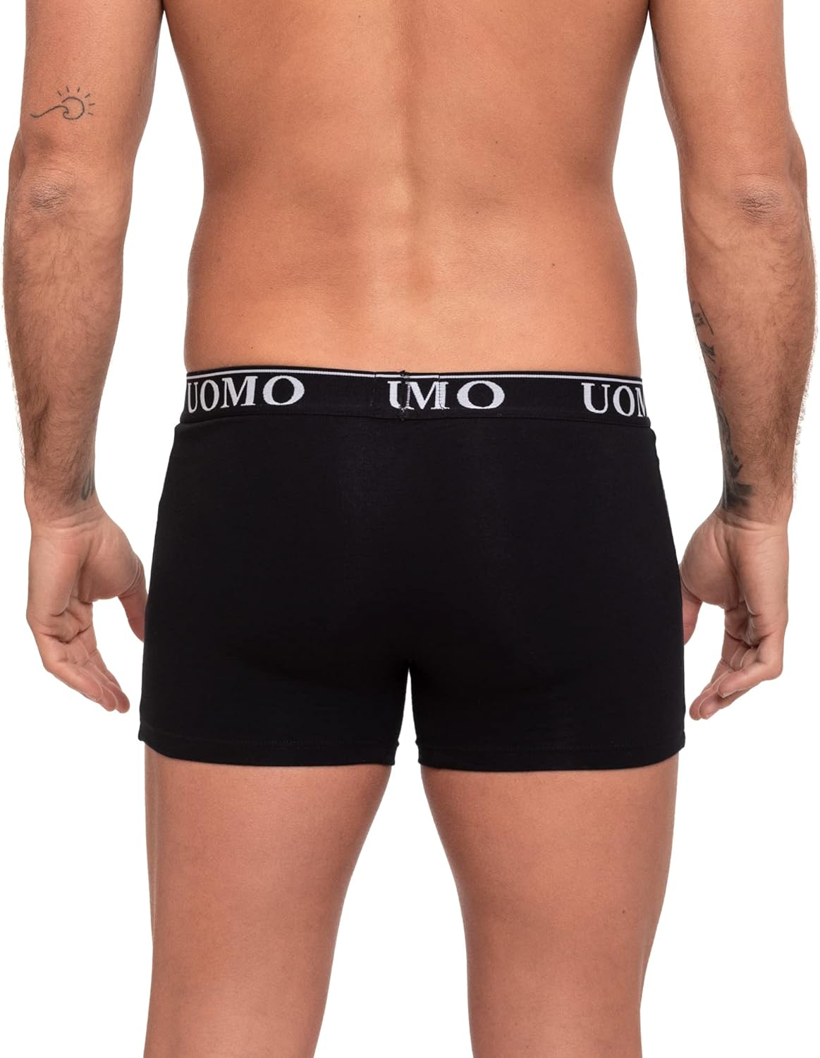 Mens Boxer Briefs Cotton Underwear: Soft Breathable Fabric with Comfortable Waistband Stretch Fit Design and No-Fly Pack - Image 4