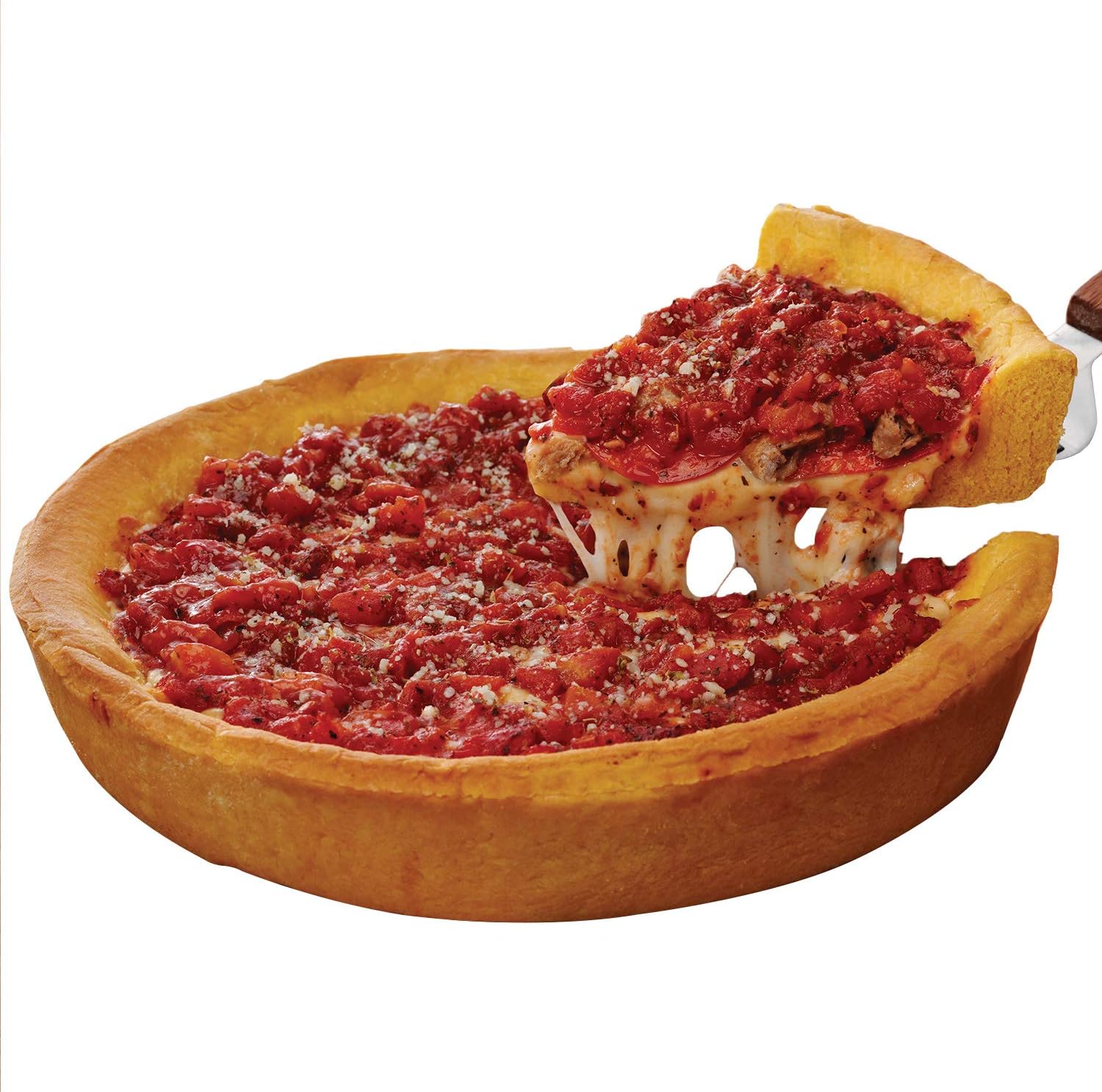 The Original Gino's East of Chicago Deep Dish 5 Pack (Pepperoni and Sausage Combo)