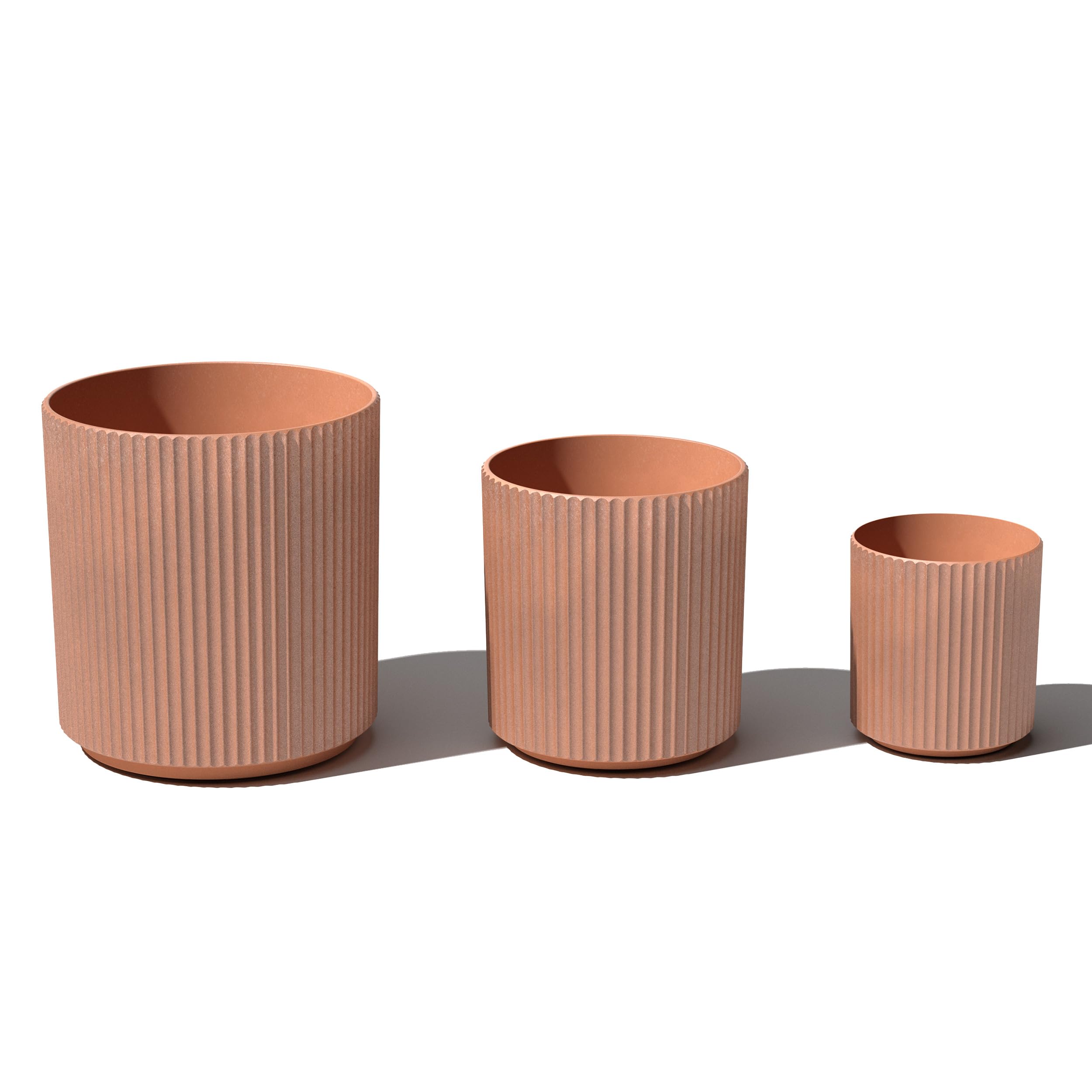 Veradek Demi Series Set of 3 Round Planters