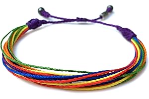Pura Vida Pride Rainbow Bracelet