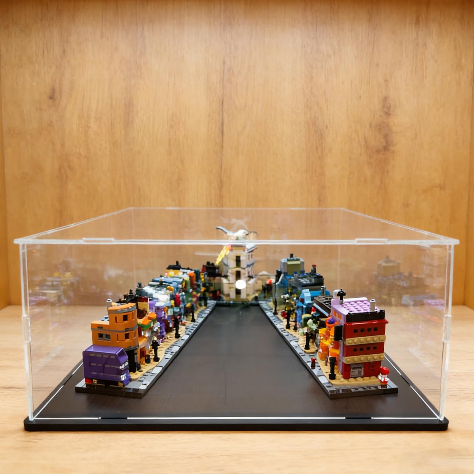 Vitrina Expositora para Colecciones Lego 43019 Balón Fútbol 10375 Desdentao 10281 Bonsái 75433 21590 75403 Caja Expositora Metacrilato Transparente 3mm Vitrina Acrílica, Interior Blanco 25x25x25cm — view 112