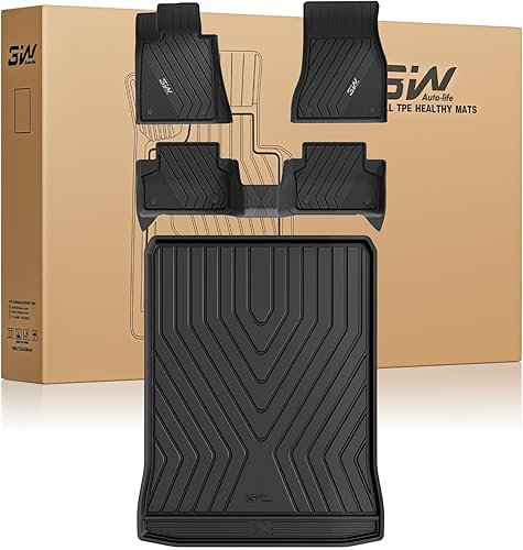 Miniatura 26 de 3W BMW Serie 5 G30 Alfombrilla de Maletero Apta para 2017-2023 Todo Clima TPE Alfombrillas de Maletero Ajuste Personalizado para BMW Serie 5 520i