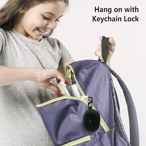 Miniatura 5 de Geiomoo Funda de silicona para Beats Studio Buds +, Beats Studio Buds, funda protectora con mosquetón (verde esmeralda)