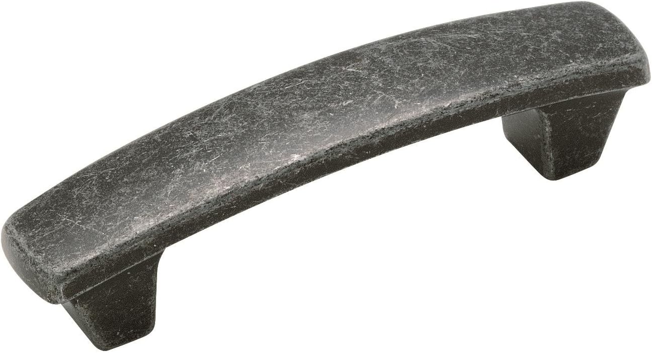 Amerock | Cabinet Pull | Wrought Iron | 3 inch (76 mm) Center to Center | Forgings | 1 Pack | Drawer Pull | Drawer Handle | Cabinet Hardware