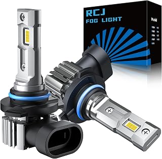 9005 Bulbs, 16000LM Super Bright HB3 Fog Light, 6000K Cool White, Real 1:1 Size Plug and Play, Canbus Ready, lP67 Waterproof, Pack of 2