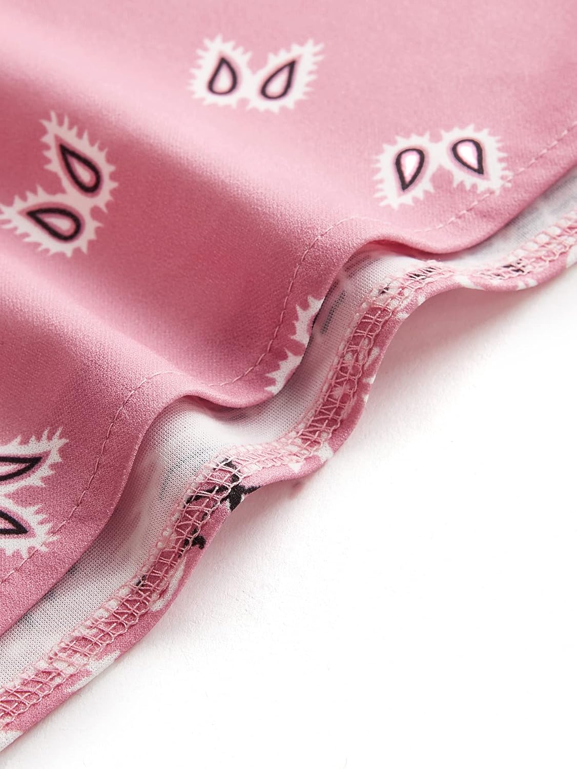 SweatyRocks Women's Vintage Print Halter Neck Crop Top - Image 5