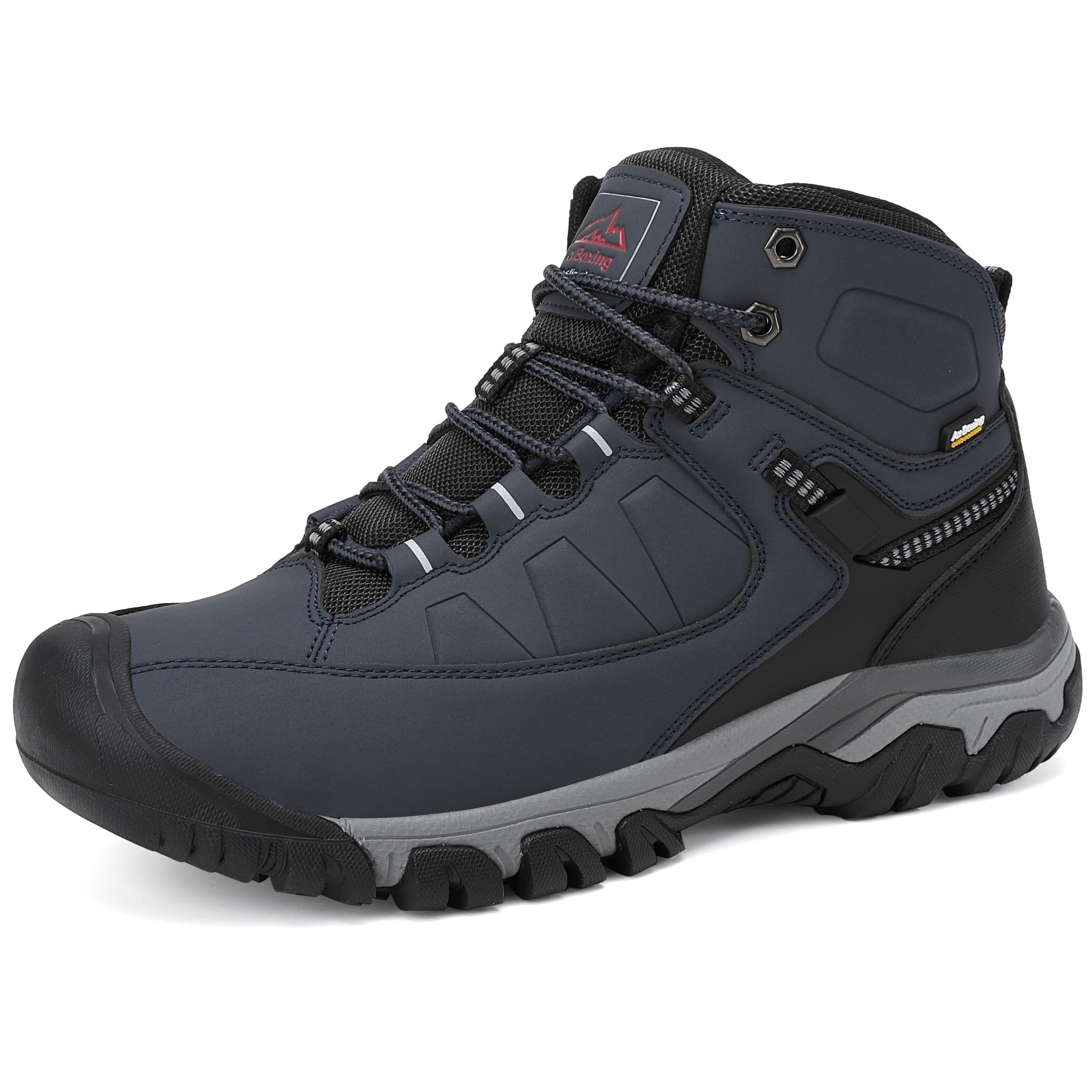 AX BOXING Winterschuhe Herren Gefüttert Winterstiefel Warm Wanderschuhe Draussen Winterboots Rutschfeste Wanderstiefel Schneestiefel Trekkingschuhe Größe 41-46 EU
