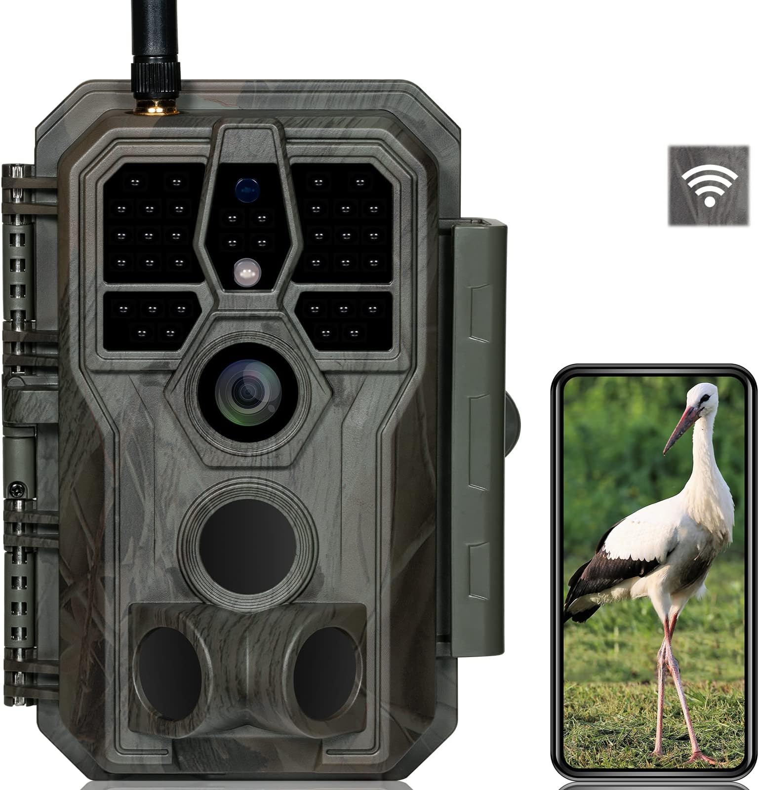 Garden Pro Gardepro A3S Trail Camera, 64MP 1296P Game Camera With
