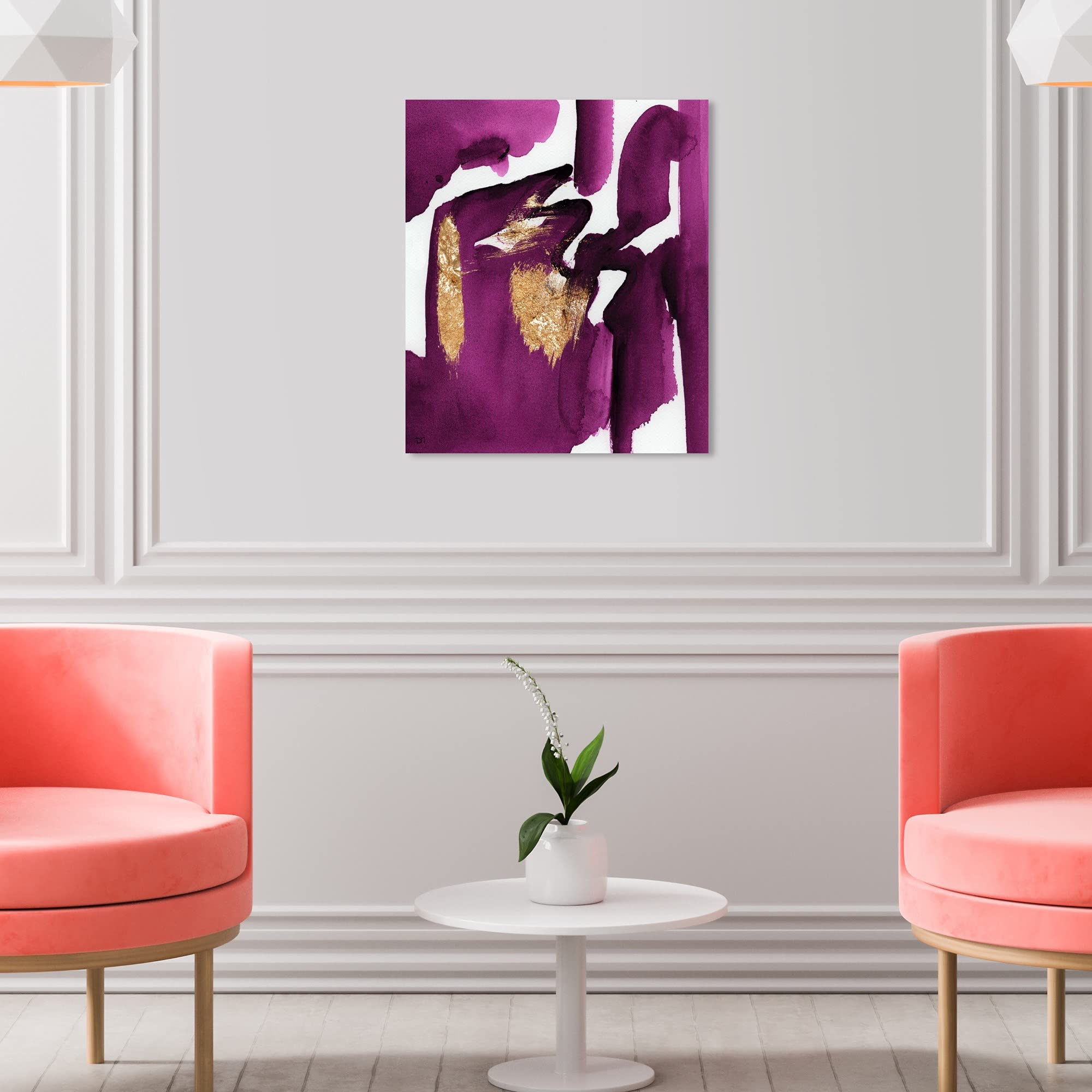 Amazon｜Oliver Gal Magenta Life 16インチ x 20インチ