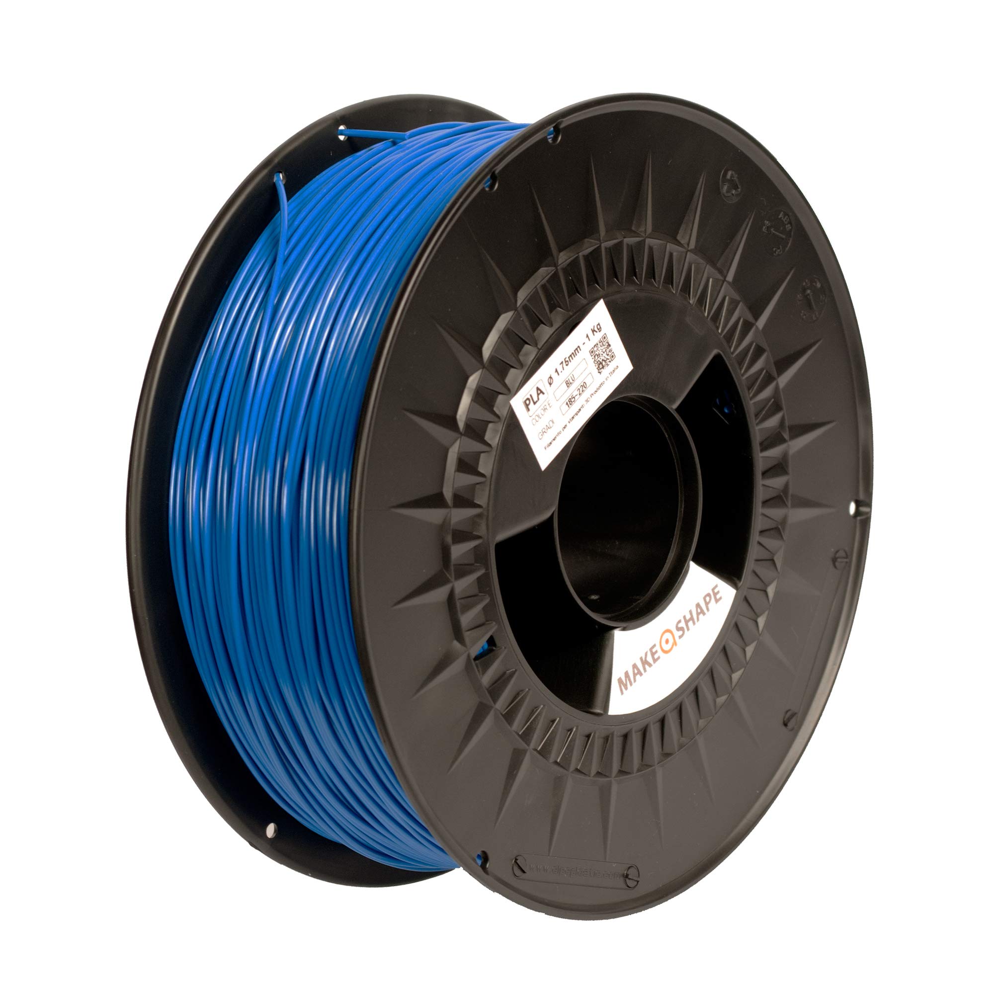 Filament PLA bleu 1.75mm bobine 1kg impression 3D buse sans bouchage