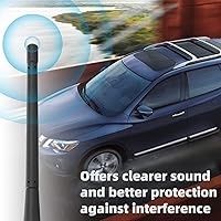 Vista 7 de VOFONO Antena para 2003-2023 Nissan Pathfinder, Rogue, Murano, Juke, Versa Note Sedan, Kicks, Cube, 350Z, Leaf, Navara NP300, mástil de antena