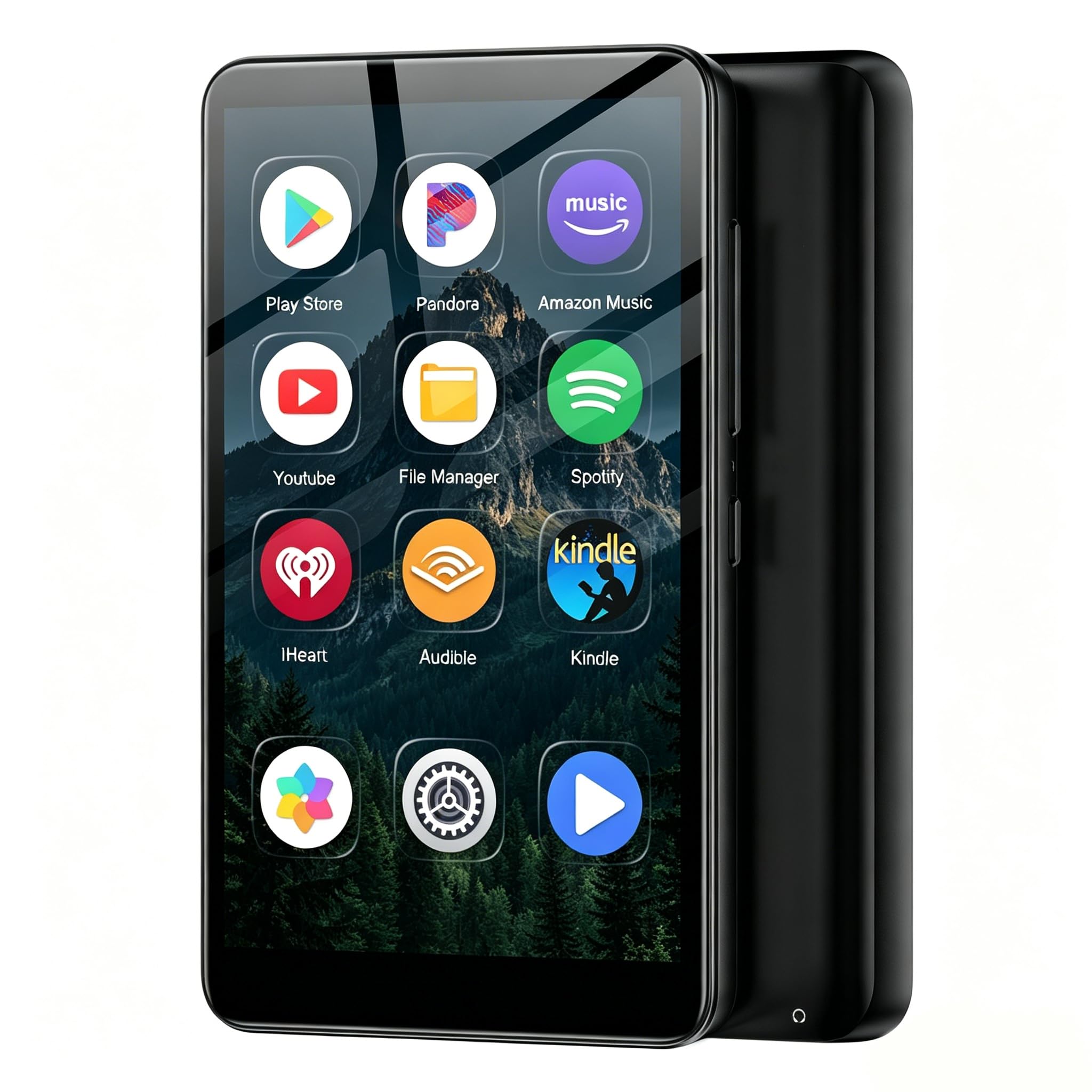 Diofox M9 160GB MP3 Player mit Bluetooth und WLAN, Android 13, 4,02 Zoll | MP3 Player mit Lautsprecher, Play Store, Spotify, Amazon Music, Deezer, FM Radio, HiFi Klang, 2000mAh, Tragbarer Musikplayer
