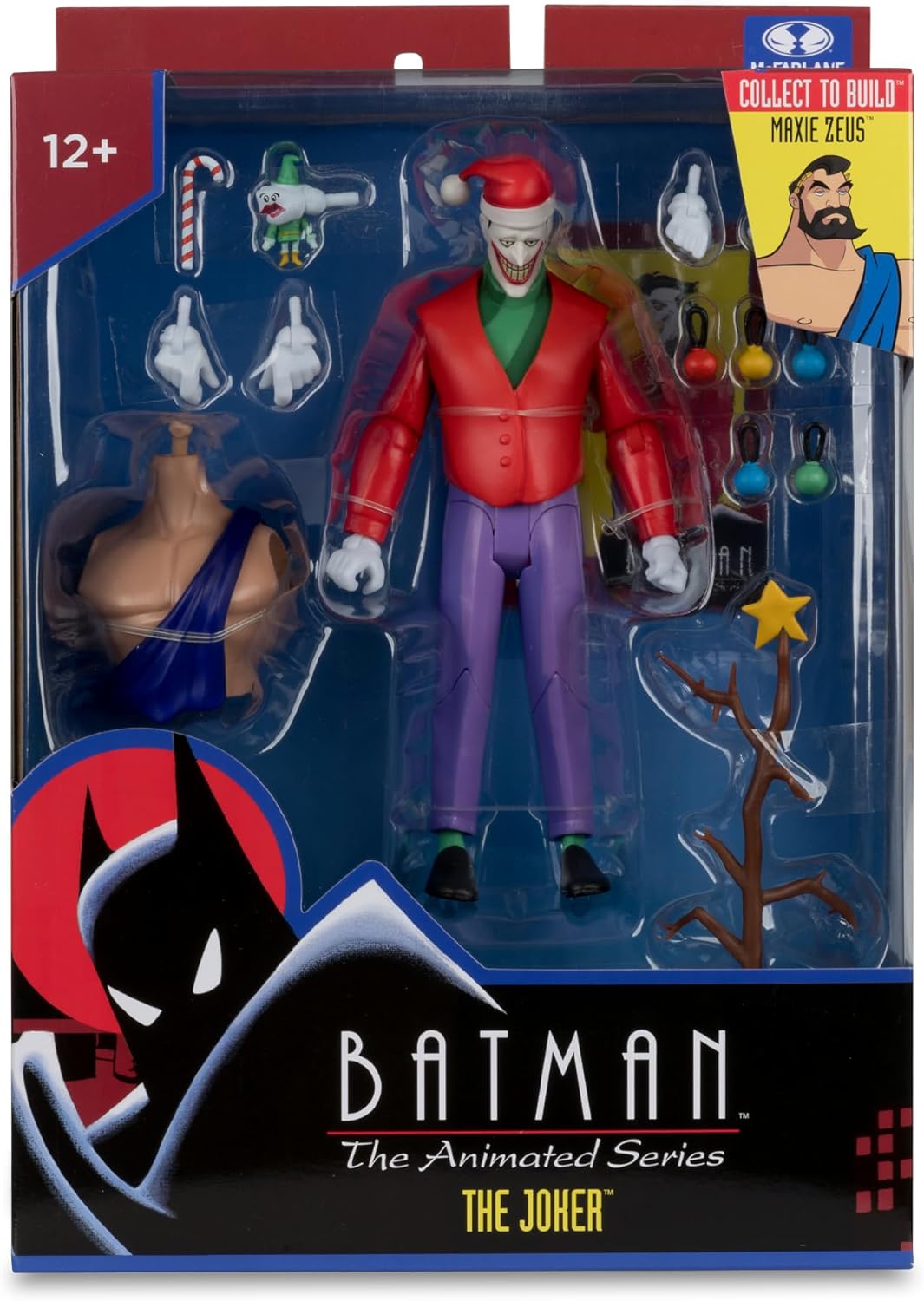 Batman: Animated Series Joker (Christmas with the Joker) 6" Build A Figure McFarlane Toy