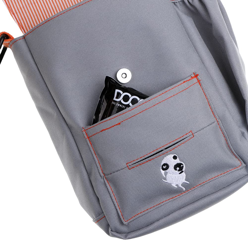 DOOG Shoulder Bag Dog Walking Accessory Treat Bag Grey, One Size - Image 3