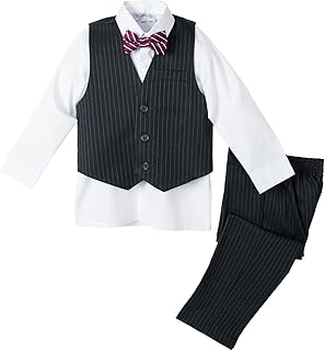 Spring Notion Baby Boys' Fall Collection Pinstripe Vest Set