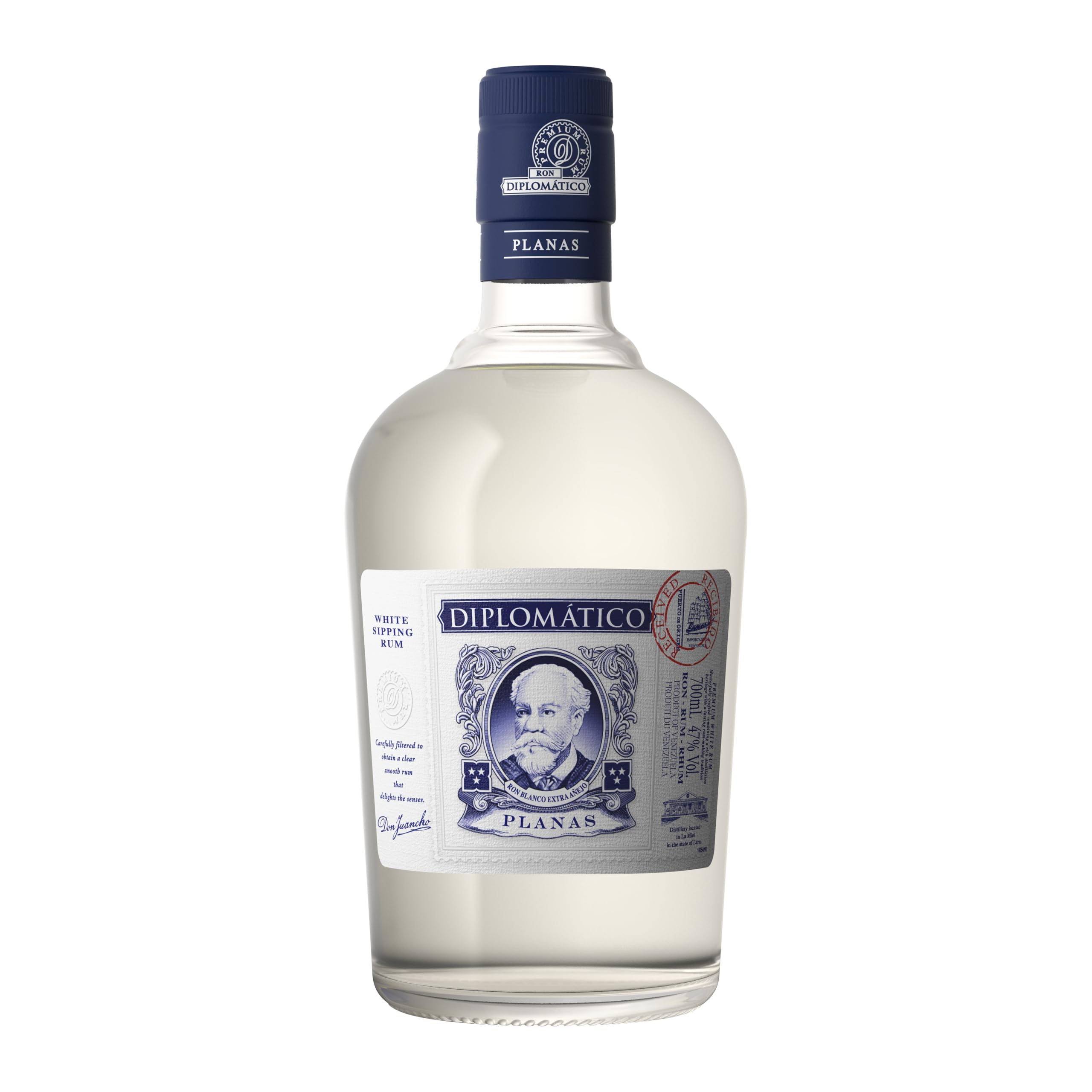 RON DIPLOMÁTICO - Ron Diplomático Planas, 47% Volumen de Alcohol, 70 cl