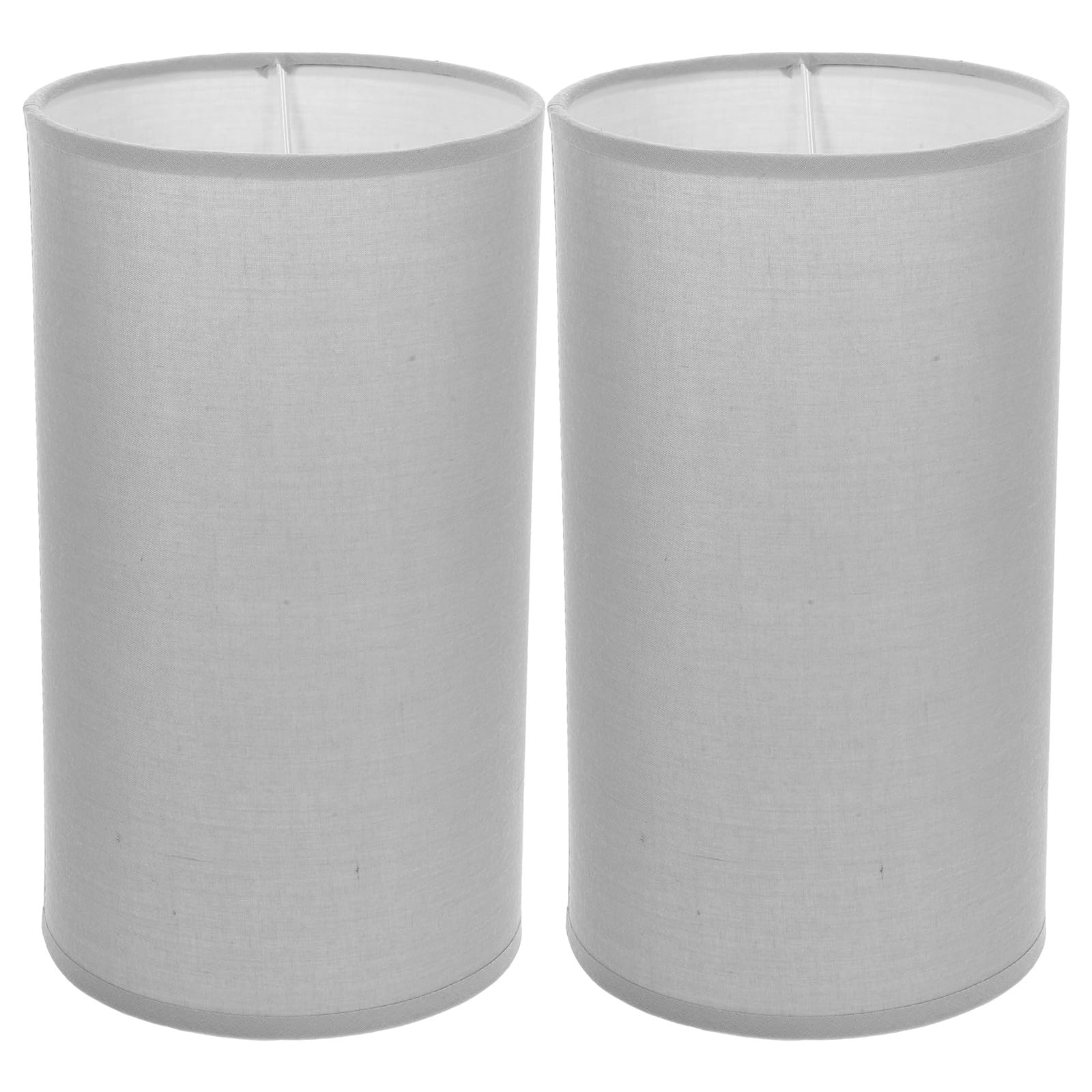 jojofuny Pantallas Pack de 2 Piezas para Lámparas de Mesa Cilíndricas de Tela Decorativas Protección Ocular y Fácil Mantenimiento para Sala y Comedor
