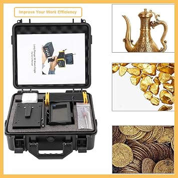 Advanced Gold Detector Machine – Professional Underground Metal Scanner with 150m Long Range, High Precision LCD Display, 20m Deep Detection, and Outdoor Prospecting Design