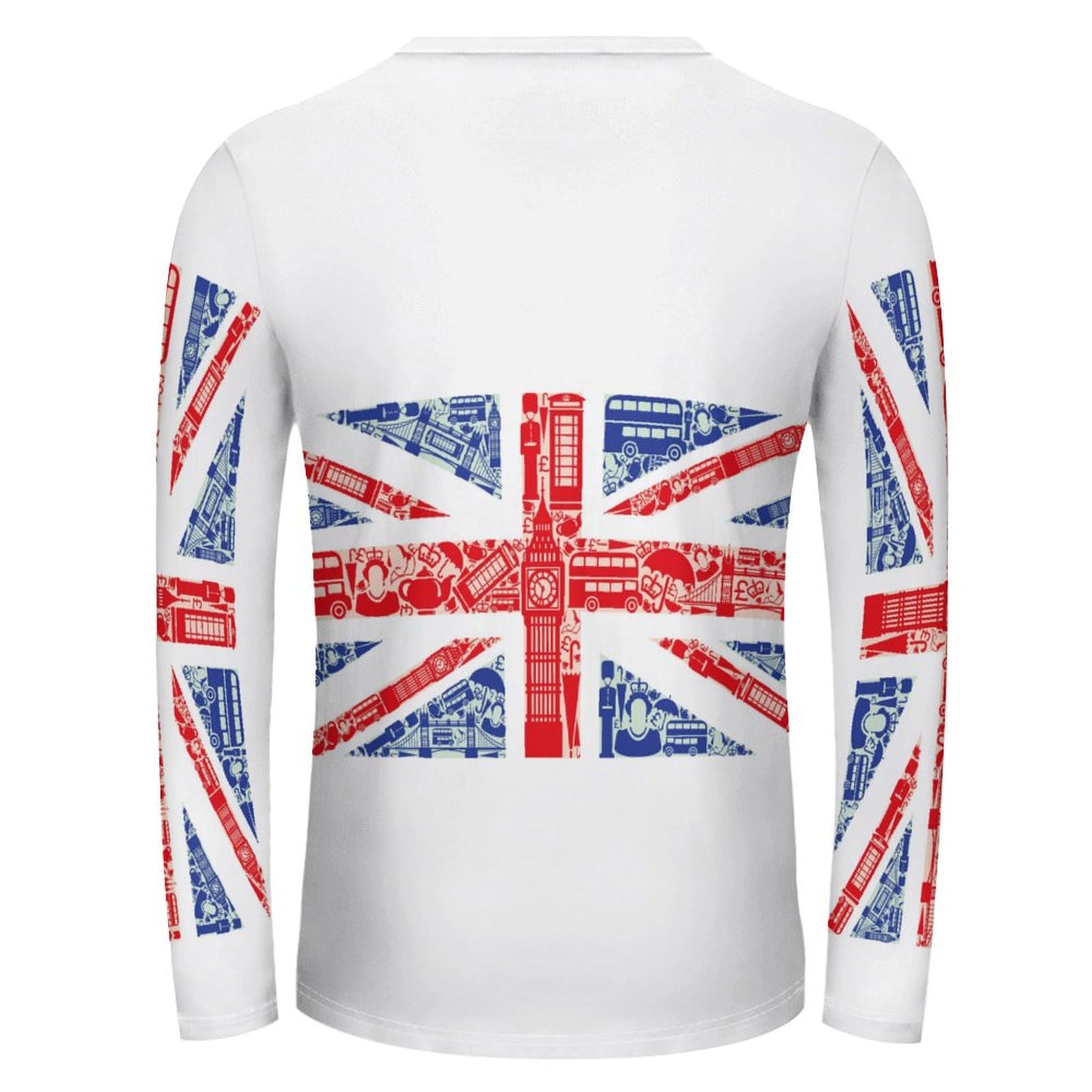 Amazon.co.jp: ロングtシャツ メンズ イギリス ユニオン ジャック 国旗 