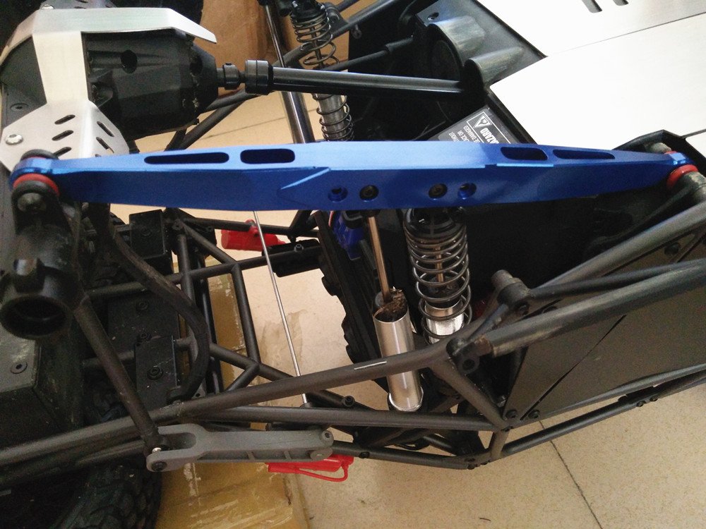 Aluminio trasero que arrastra los brazos del acoplamiento naranja para TRAXXASSS Unlimited Desert Racer UDR 8544