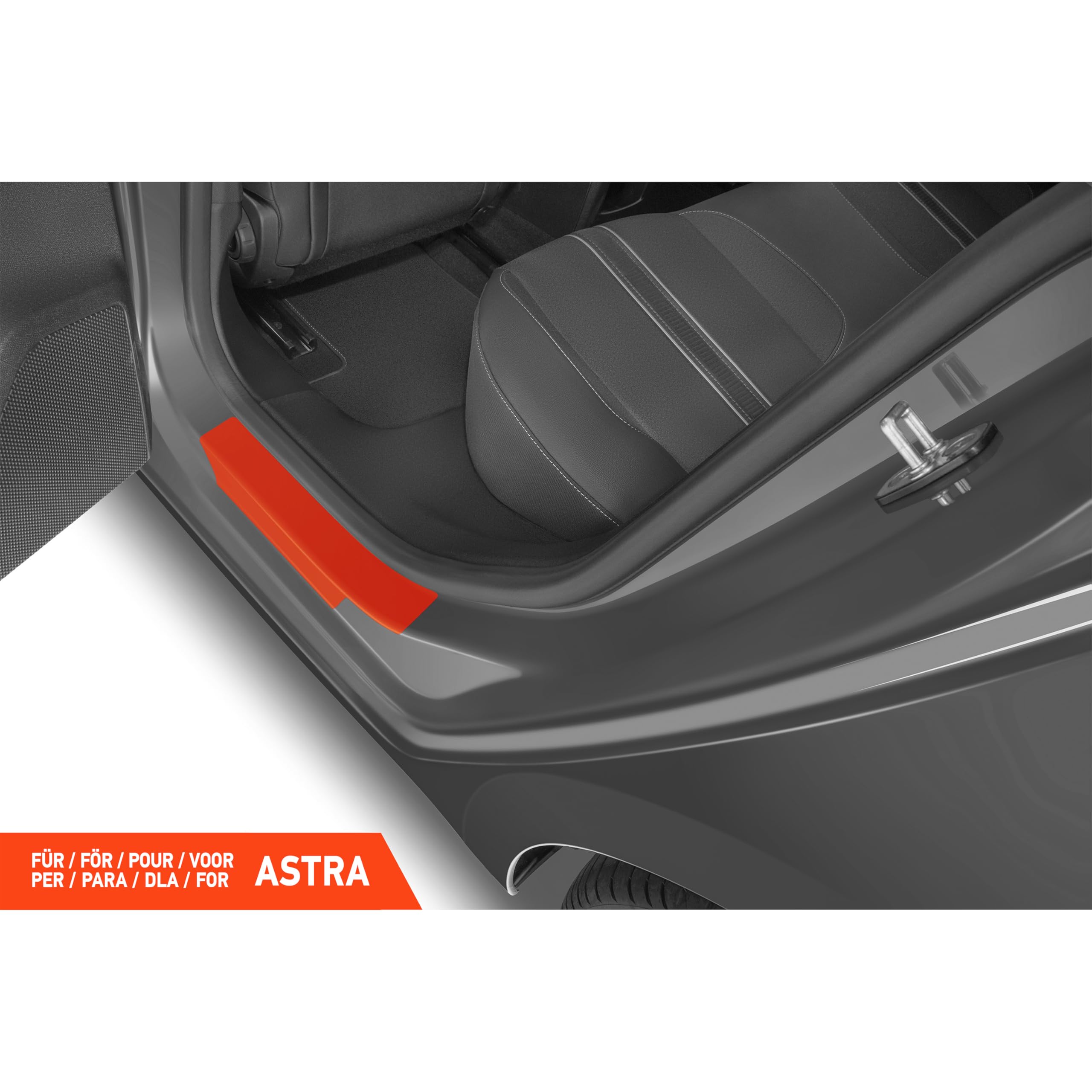 Luxshield folia ochronna progów kompatybilny z Opel Astra L I 2021-2026 - akcesoria, listwy ozdobne, folia ochronna na lakier - przezroczysty błyszczący