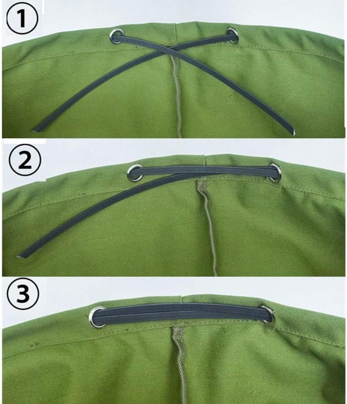 Bolsas de Basura de jardín, 42L Verde Impermeable Resistente Basura Sacos con Asas, Bolsas de Hierba de Hoja Plegable Reutilizable, para Recoger residuos de jardinería