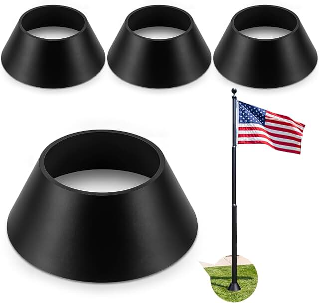 Flag Pole Flash Collar Base