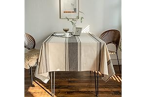 artbud Oversized Burlap Tablecloth