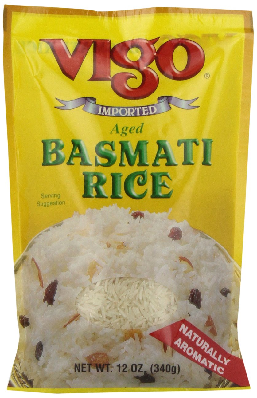 Vigo Basmati Rice, 12Ounce Pouches (Pack of 12)